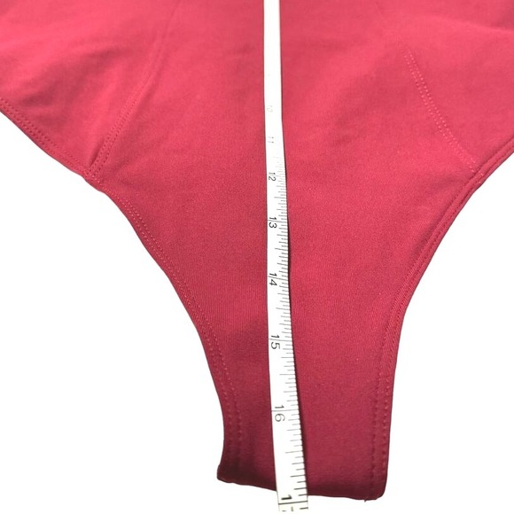 Free People Movement Bare It All Bodysuit -XS -Varsity Red - Picture 12 of 12